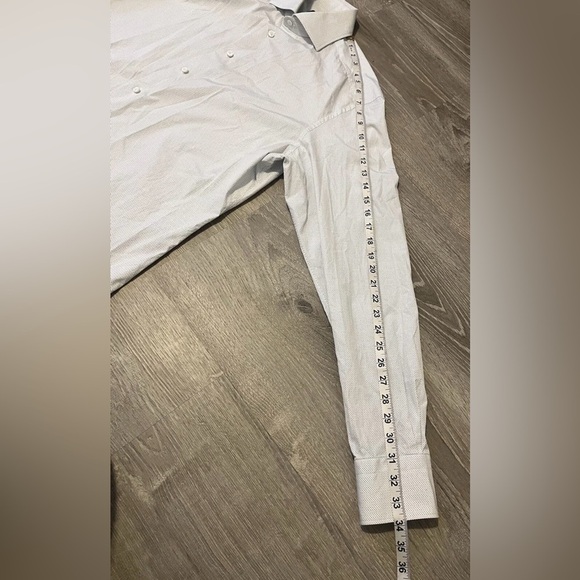 Ermenegildo Zegna Button Down Shirt Mens Size M Tailored Fit Long Sleeve Cotton - Picture 1 of 2